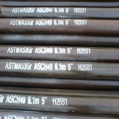 Το Astm A53 αναμιγνύει το χωρίς συγκόλληση σωλήνα χάλυβα γύρω από 25mm OD