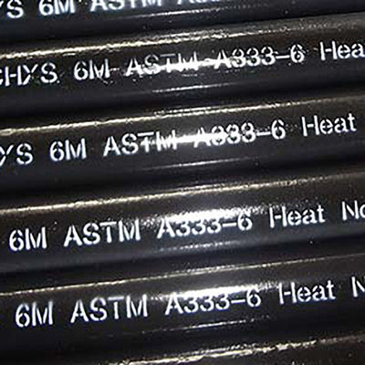 Api5l Astm A333 GR. 6 ο στρογγυλός άνευ ραφής Μαύρος σωλήνων χάλυβα που χρωματίζεται