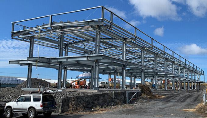 2021 νέο κτήριο δομών χάλυβα του /Hangar αποθηκών εμπορευμάτων δομών χάλυβα οικοδόμησης μετάλλων ύφους στη Χαβάη