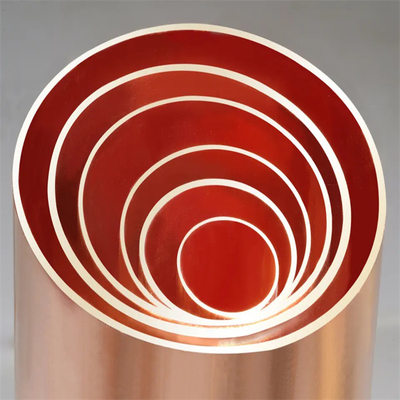 Σωλήνας 25mm σωλήνων χαλκού Astm C12200 διάμετρος 5 ίντσα για τη βιομηχανία ψύξης